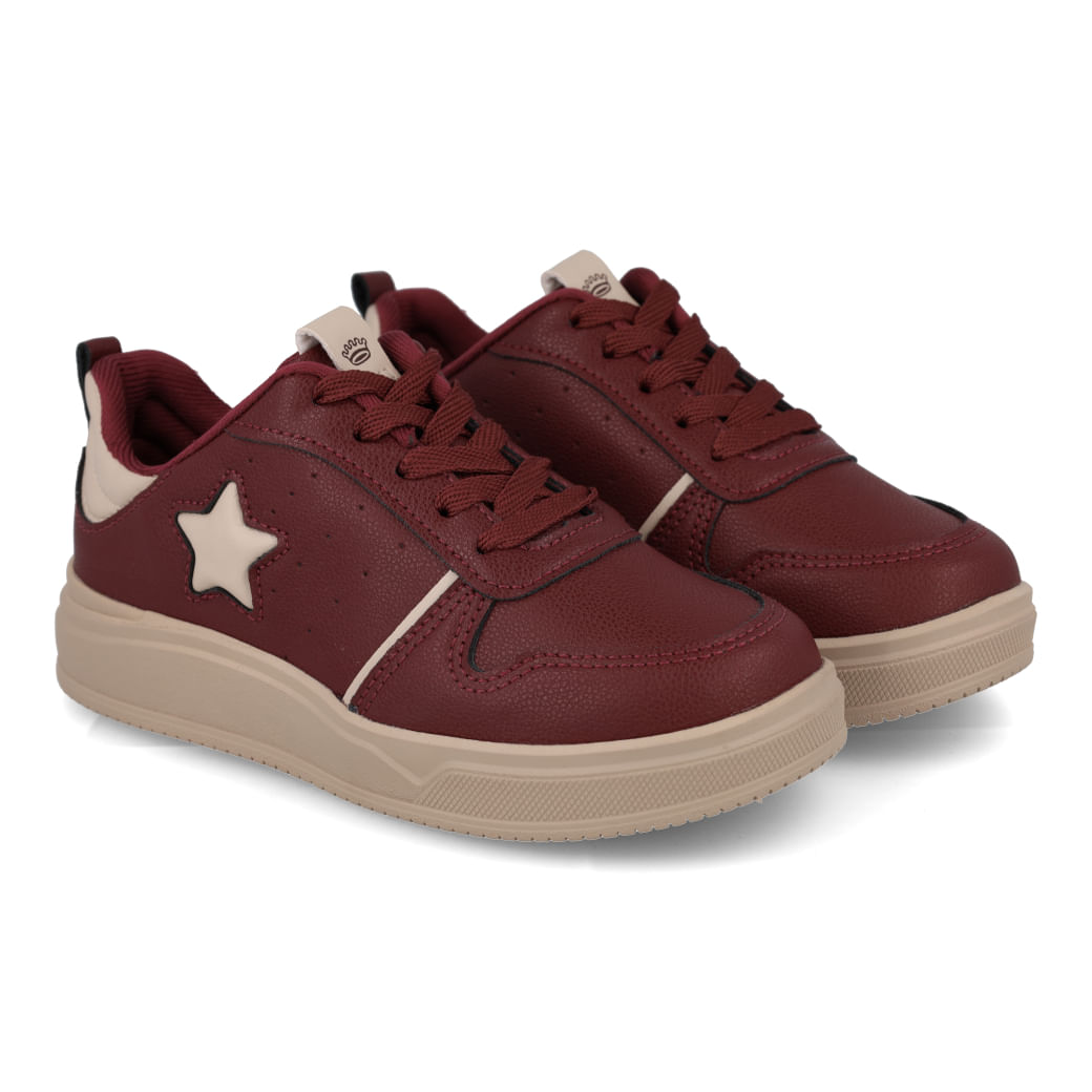 Pink Cats Tenis V5512-0004 Bordo-Marfim Sint_9__30